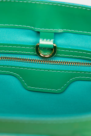 Vintage Louis Vuitton Green Monogram Vernis Wilshire Tote Bag