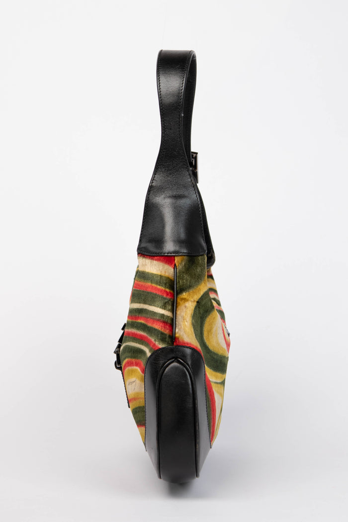 RARE Tom Ford Gucci Psychedelic Velvet Jackie Shoulder Bag
