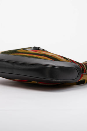 RARE Tom Ford Gucci Psychedelic Velvet Jackie Shoulder Bag