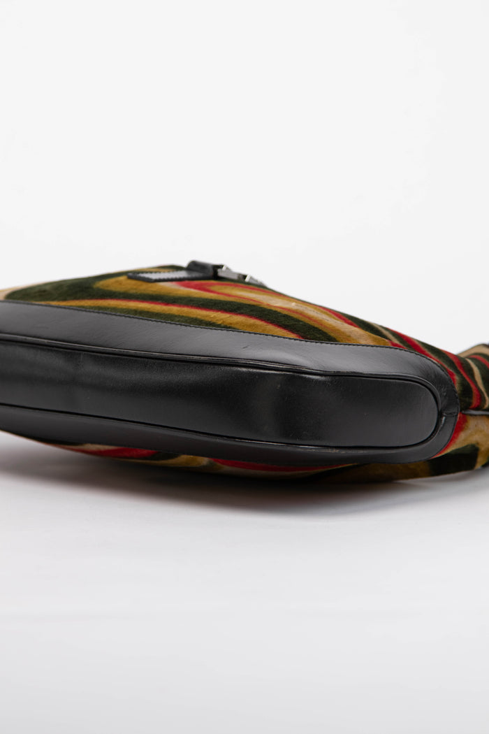 RARE Tom Ford Gucci Psychedelic Velvet Jackie Shoulder Bag