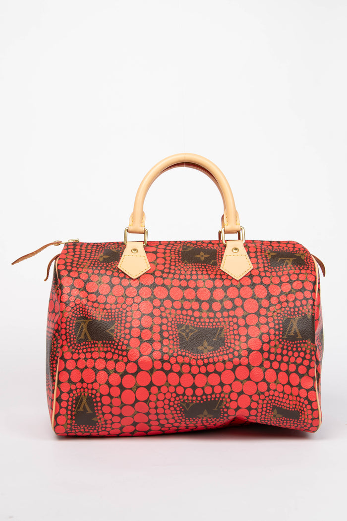 RARE Louis Vuitton x Yayoi Kusama Red Infinity Dot Speedy 30cm