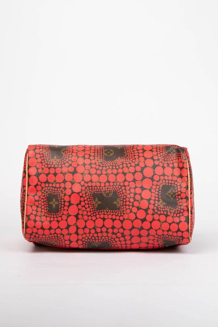 RARE Louis Vuitton x Yayoi Kusama Red Infinity Dot Speedy 30cm