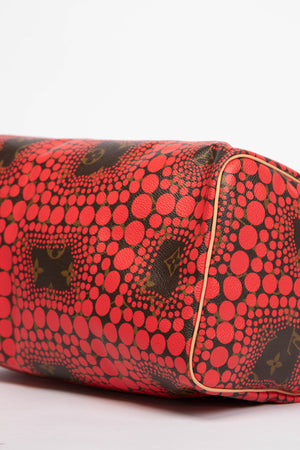 RARE Louis Vuitton x Yayoi Kusama Red Infinity Dot Speedy 30cm