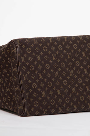 2000s Louis Vuitton Brown Monogram Mini Lin Speedy 30cm