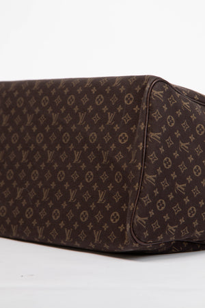 2000s Louis Vuitton Brown Monogram Mini Lin Speedy 30cm