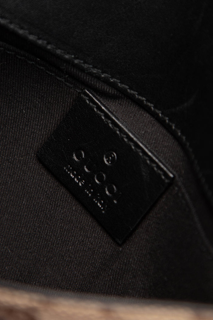 RARE Vintage Gucci GG Classic Monogram Horsebit Shoulder Bag