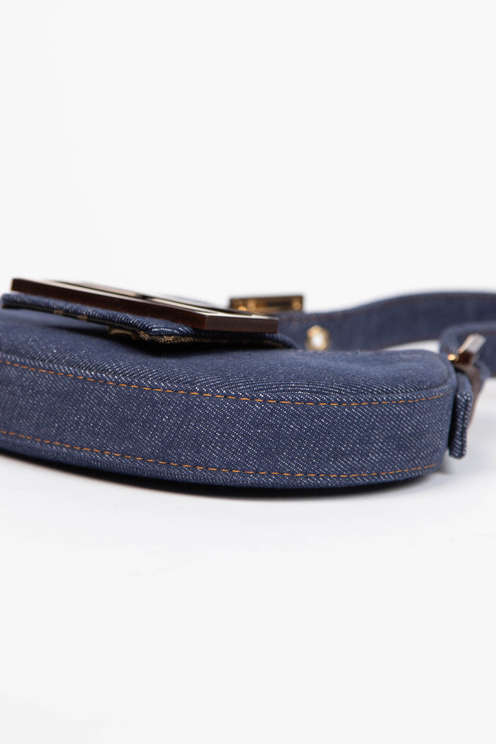2022 Fendi Denim Mini Cookie Bag