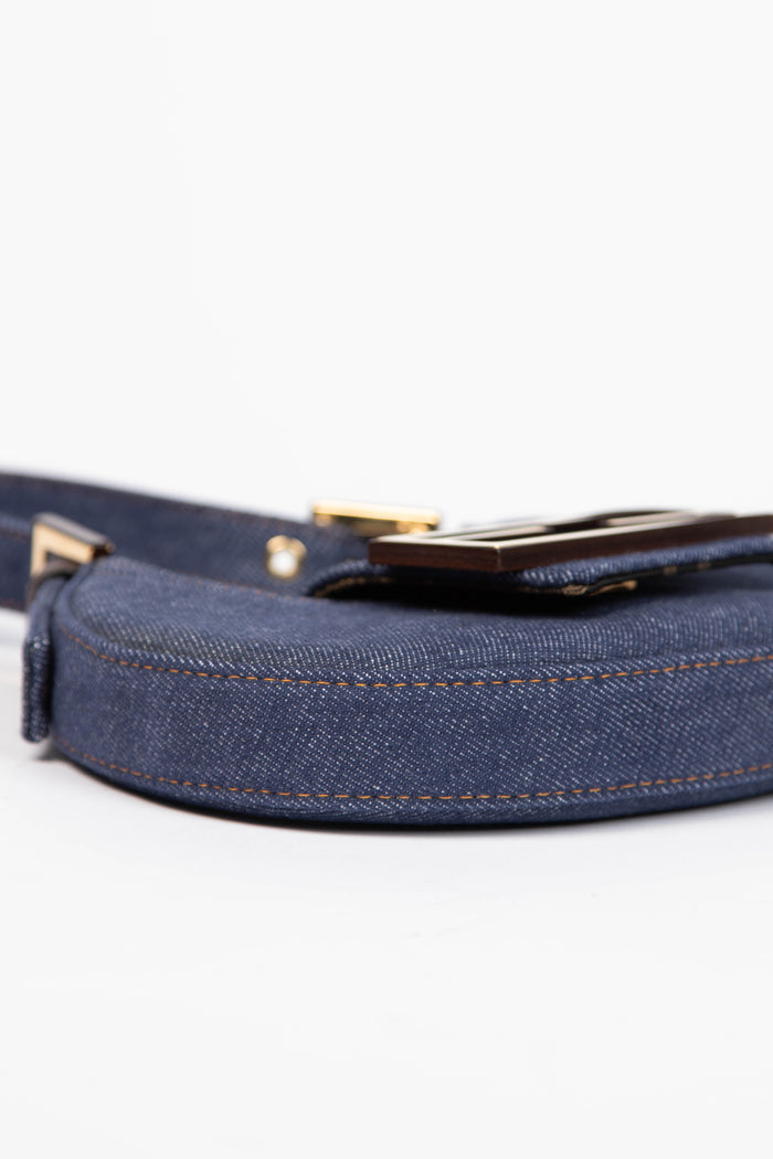2022 Fendi Denim Mini Cookie Bag