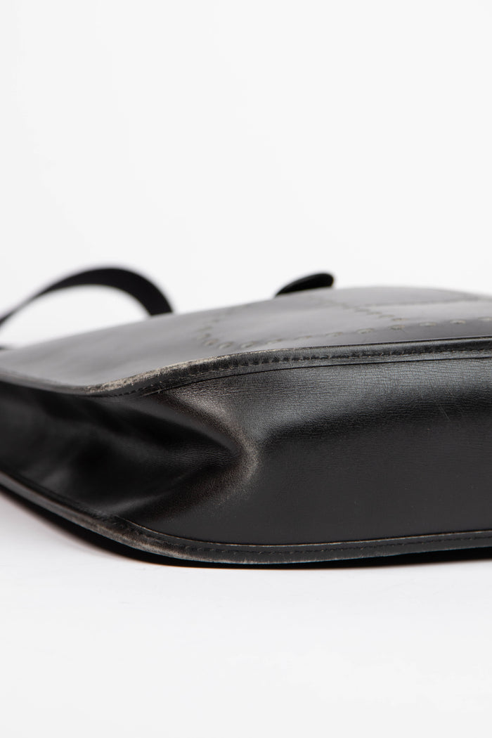 Vintage Hermès Black Box Calf Evelyne 33 GM with Palladium Hardware