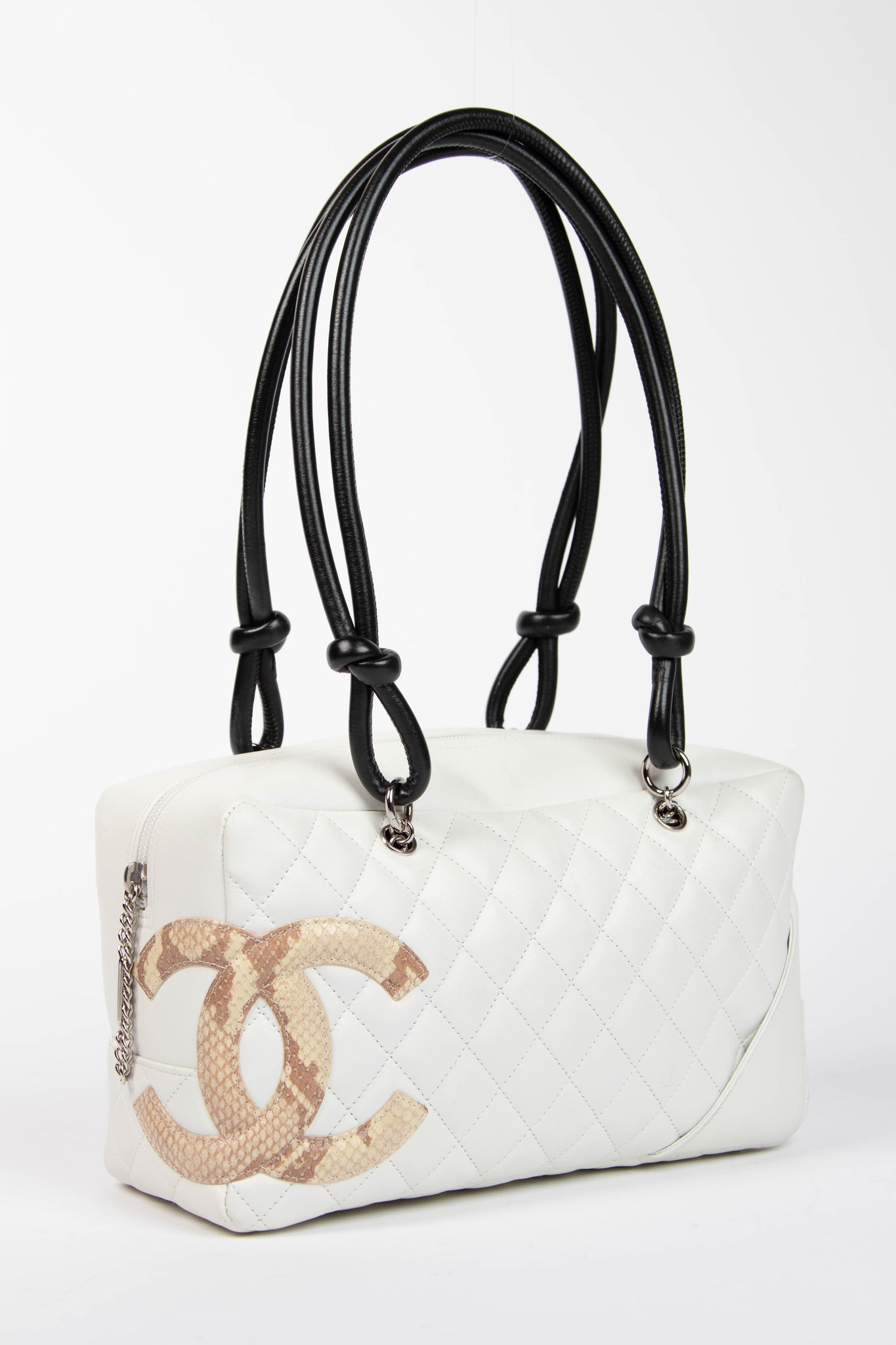 RARE 2000s Chanel Rue Cambon White Shoulder Bag