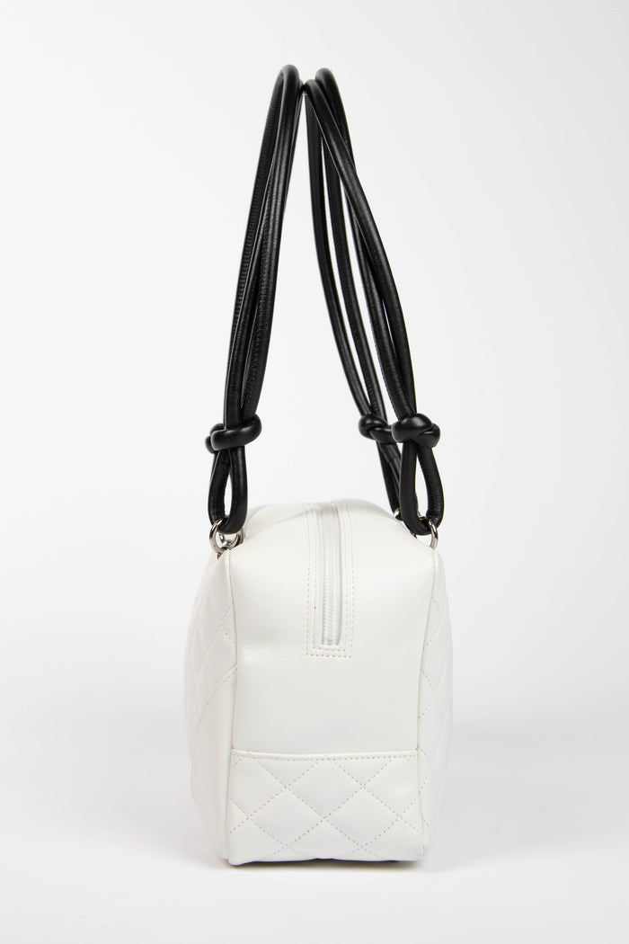 RARE 2000s Chanel Rue Cambon White Shoulder Bag