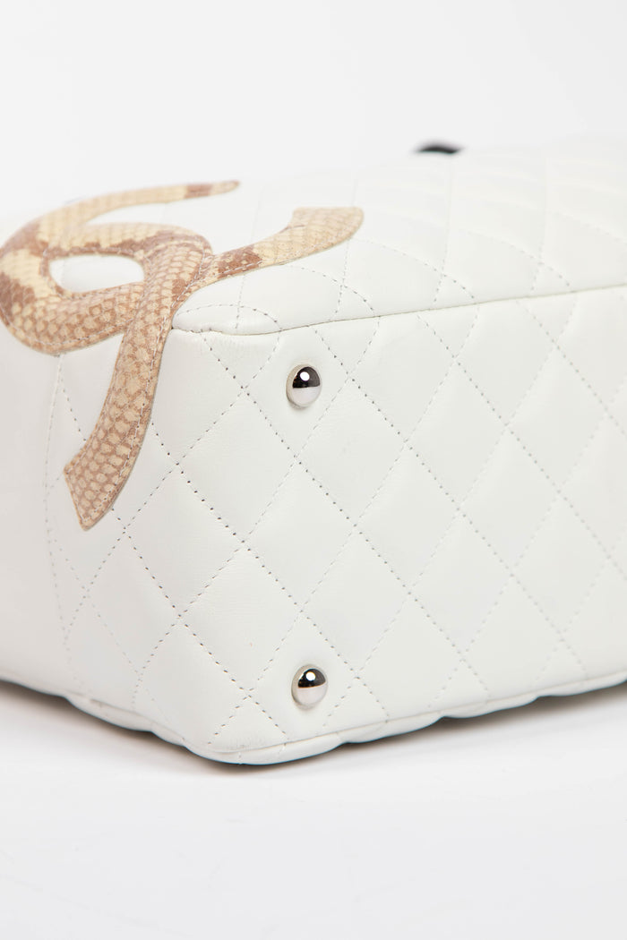 RARE 2000s Chanel Rue Cambon White Shoulder Bag