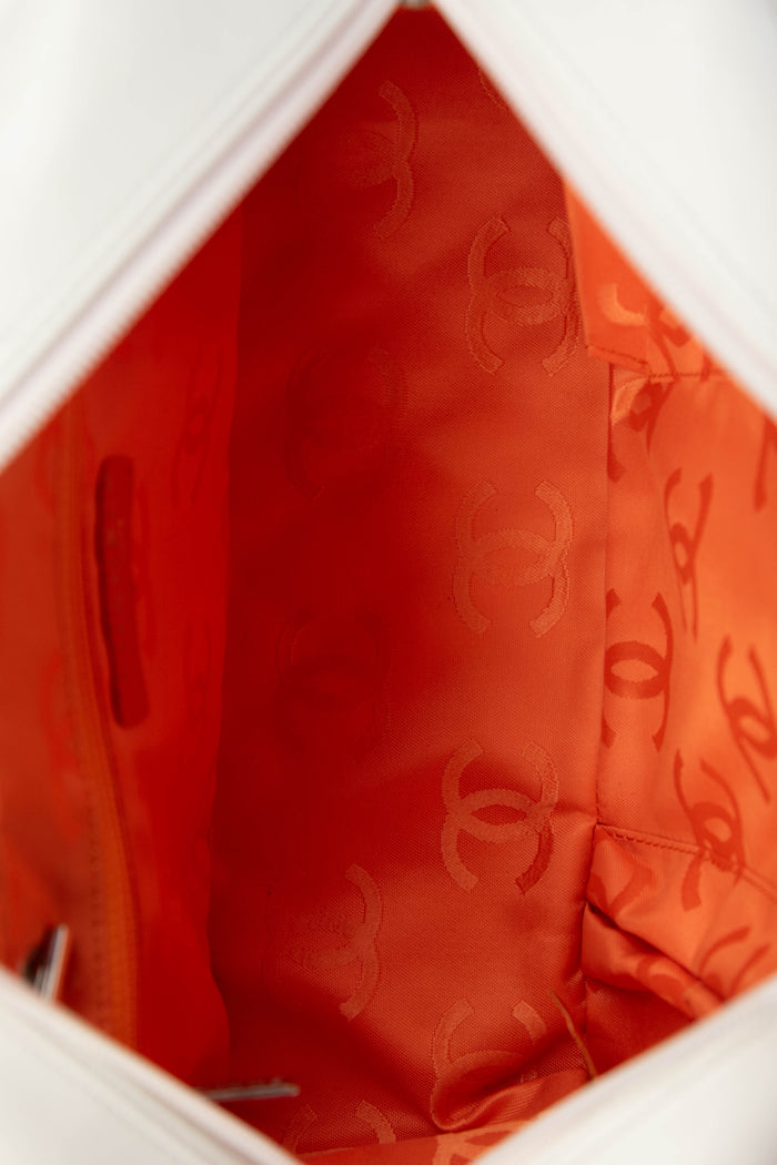 RARE 2000s Chanel Rue Cambon White Shoulder Bag