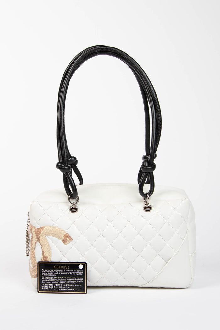 RARE 2000s Chanel Rue Cambon White Shoulder Bag