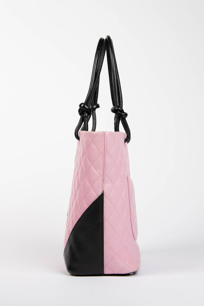2000s Chanel Pink Rue Cambon Bucket Bag