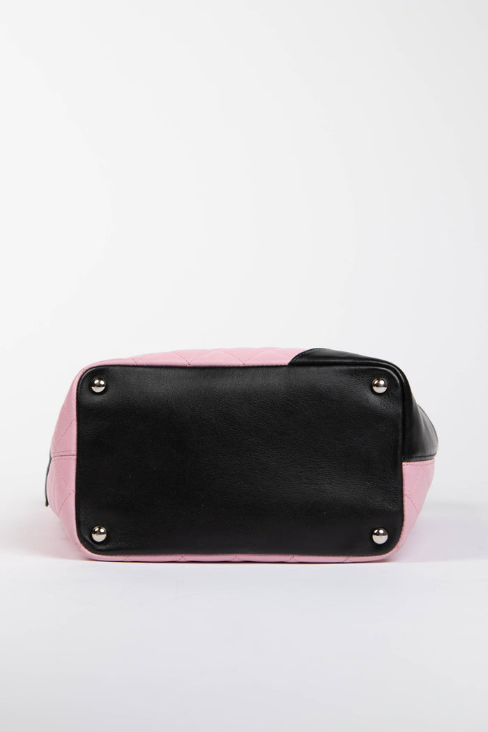 2000s Chanel Pink Rue Cambon Bucket Bag