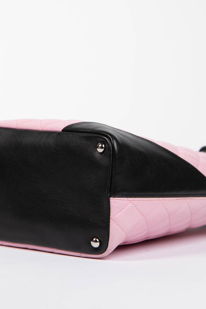 2000s Chanel Pink Rue Cambon Bucket Bag