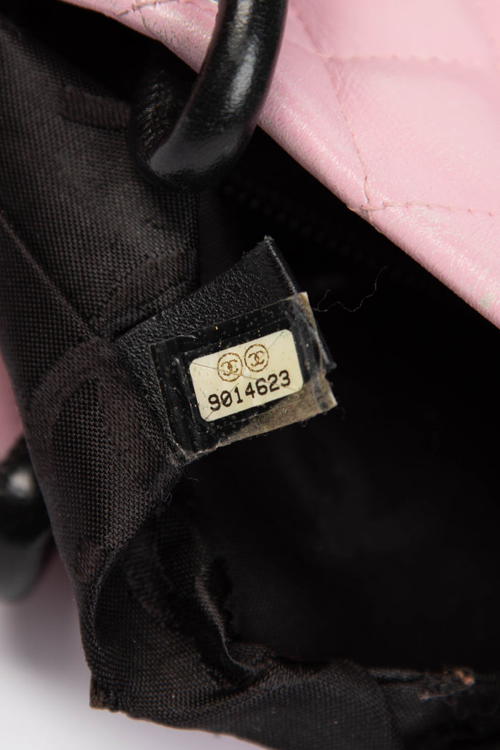 2000s Chanel Pink Rue Cambon Bucket Bag