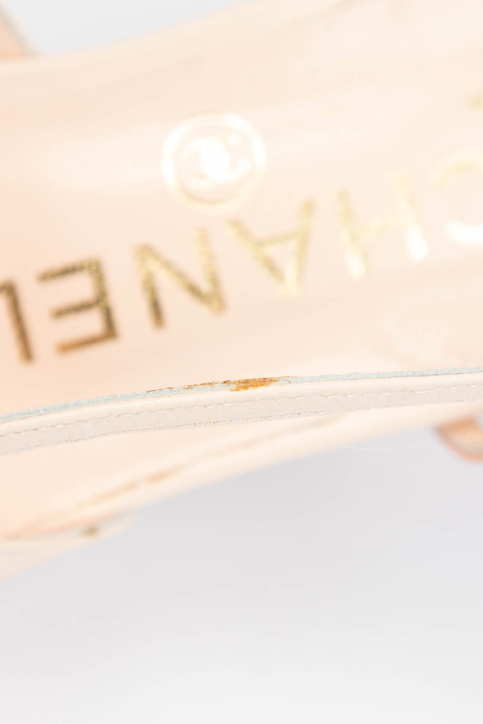 Vintage Chanel Pink Slingback Heels (EU 37C)