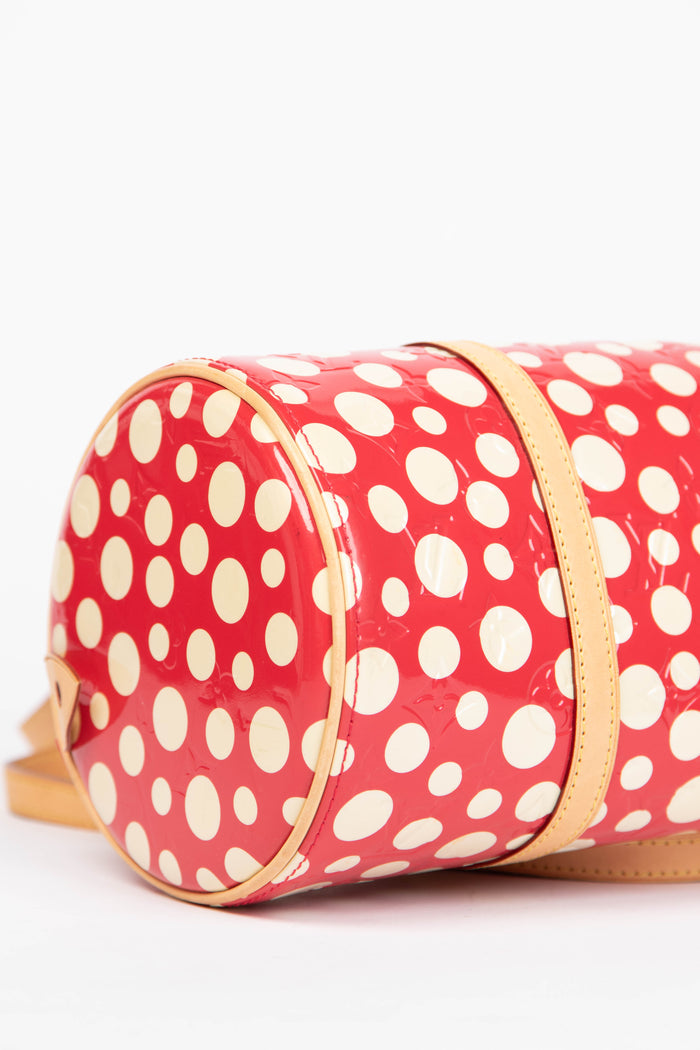 RARE Louis Vuitton x Yayoi Kusama Red Infinity Dot Papillon 30cm