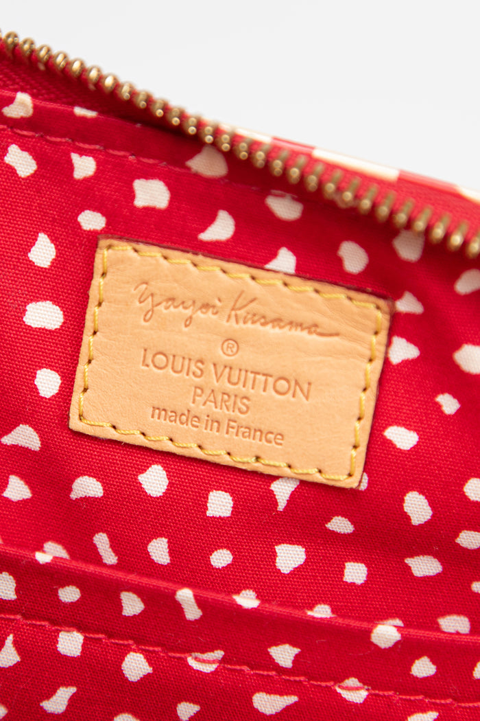 RARE Louis Vuitton x Yayoi Kusama Red Infinity Dot Papillon 30cm