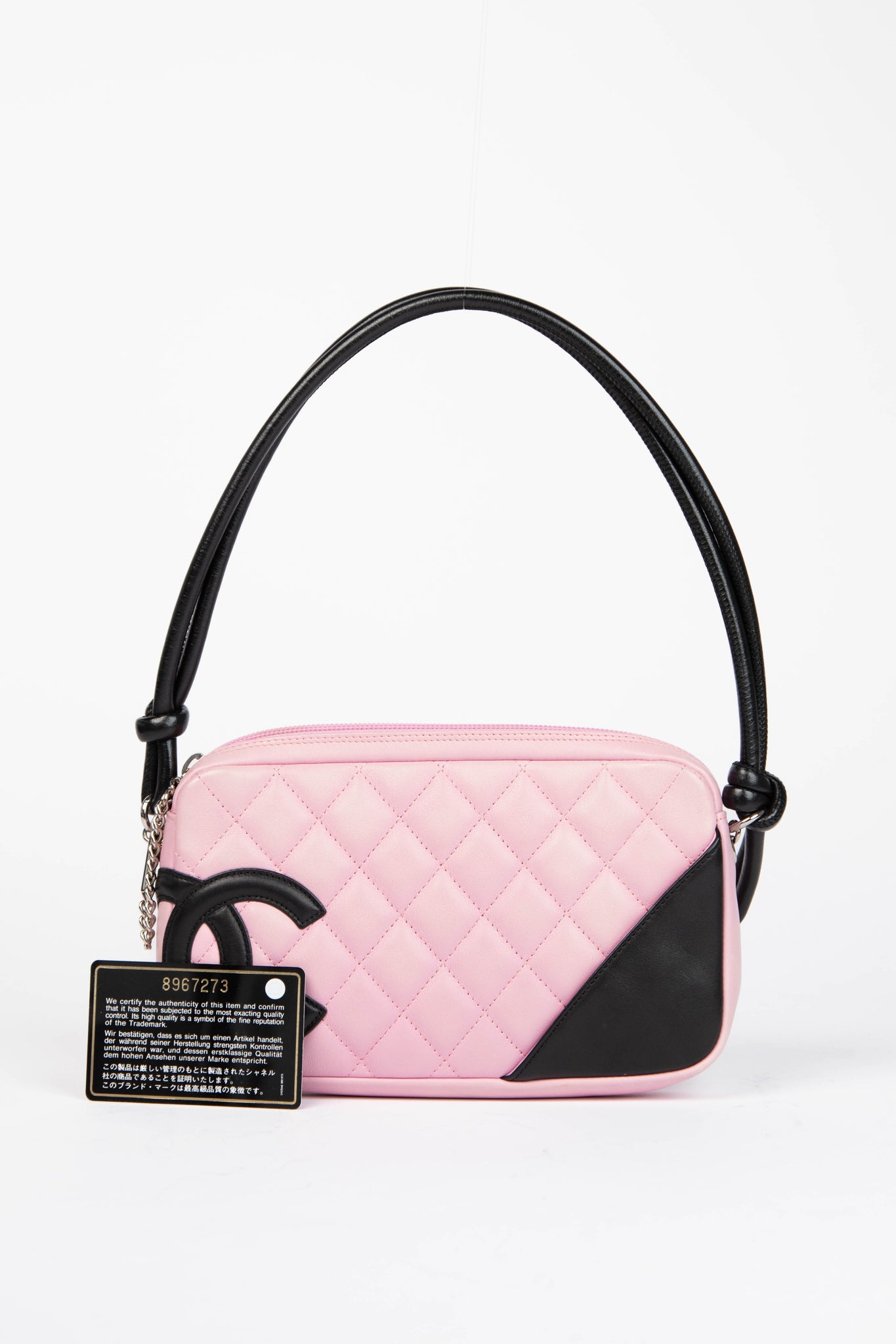 2000s Chanel Rue Cambon Pink Shoulder Bag