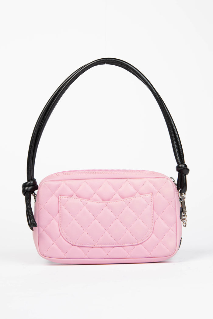 2000s Chanel Rue Cambon Pink Shoulder Bag
