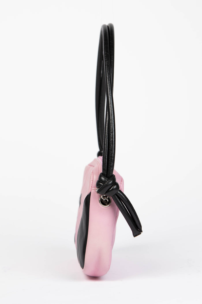 2000s Chanel Rue Cambon Pink Shoulder Bag