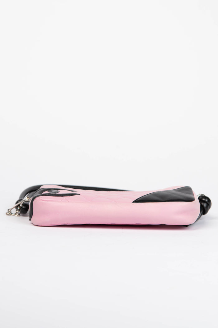 2000s Chanel Rue Cambon Pink Shoulder Bag