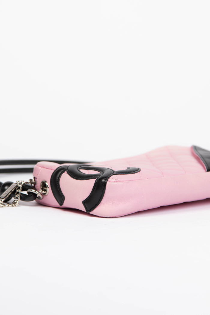 2000s Chanel Rue Cambon Pink Shoulder Bag