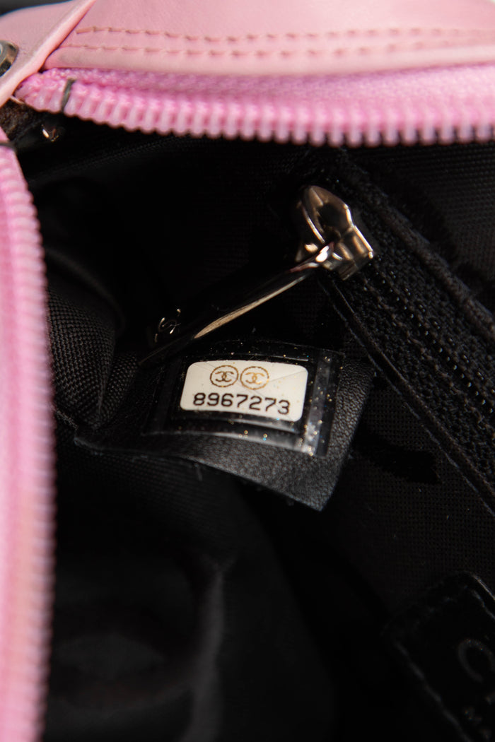 2000s Chanel Rue Cambon Pink Shoulder Bag