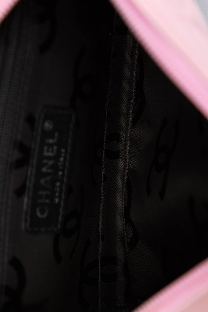2000s Chanel Rue Cambon Pink Shoulder Bag