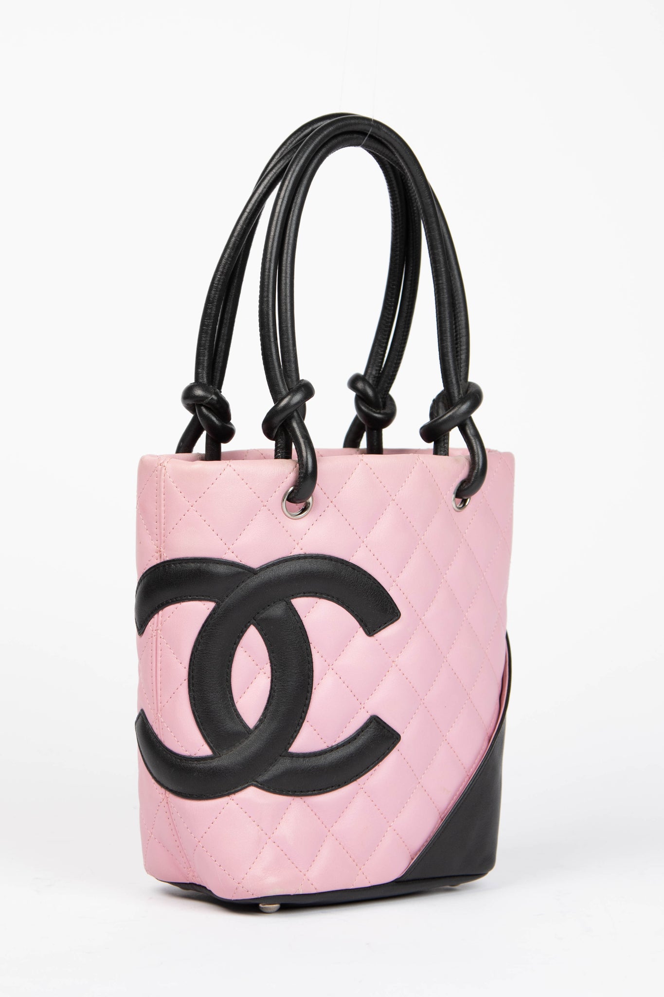 2000s Chanel Pink Rue Cambon Bucket Bag