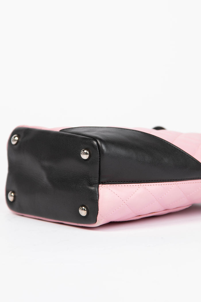 2000s Chanel Pink Rue Cambon Bucket Bag