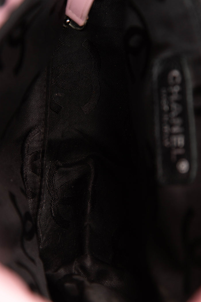 2000s Chanel Pink Rue Cambon Bucket Bag