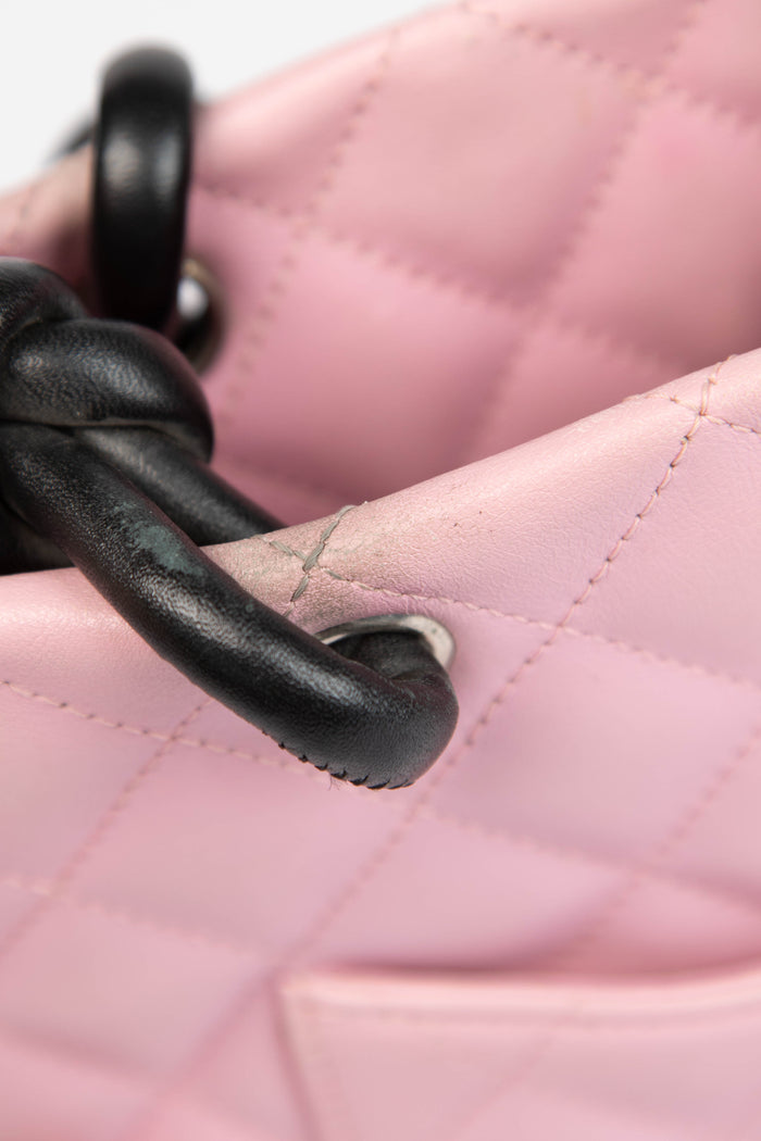 2000s Chanel Pink Rue Cambon Bucket Bag