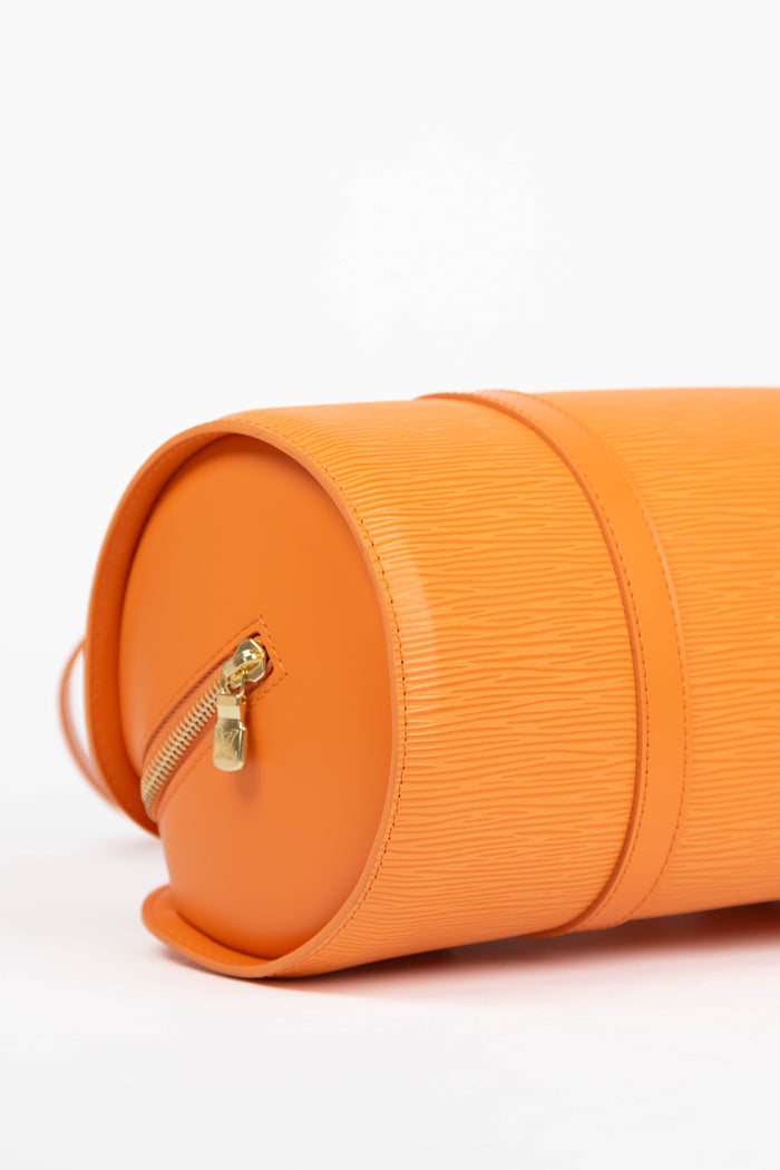 Vintage Louis Vuitton Orange Epi Leather Soufflot Shoulder Bag
