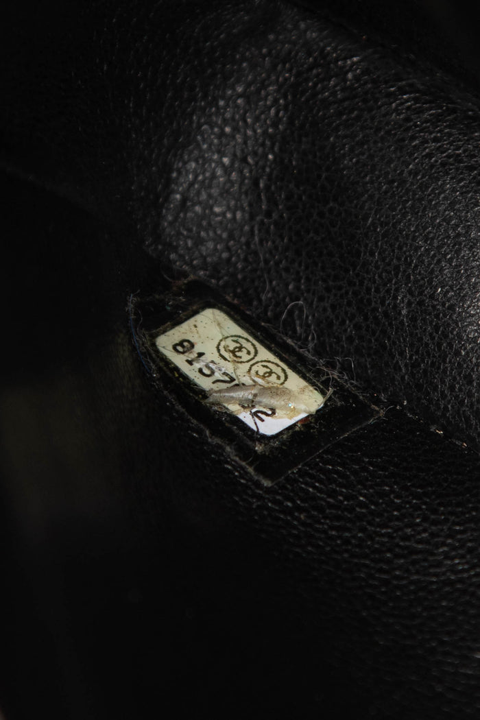 2000s Chanel Tweed East West Single Flap Shoulder Bag