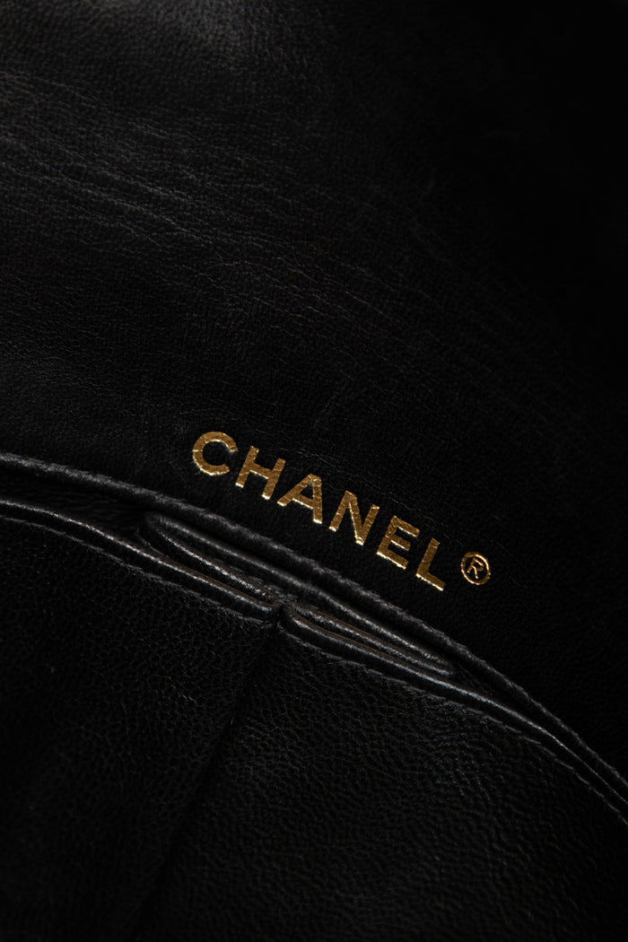 2000s Chanel Tweed East West Single Flap Shoulder Bag