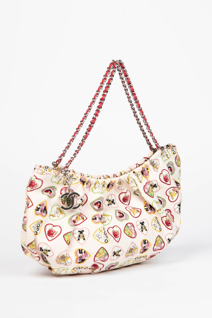 2000s Chanel Valentines Top Handle Bag