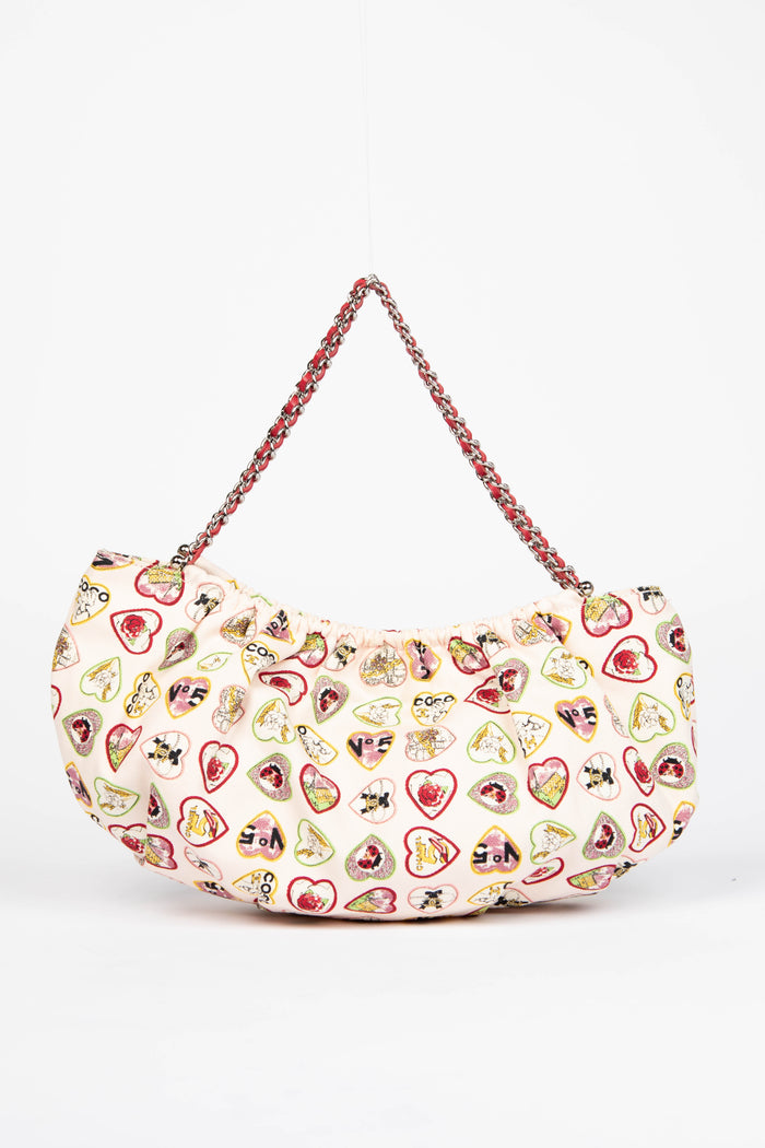 2000s Chanel Valentines Top Handle Bag