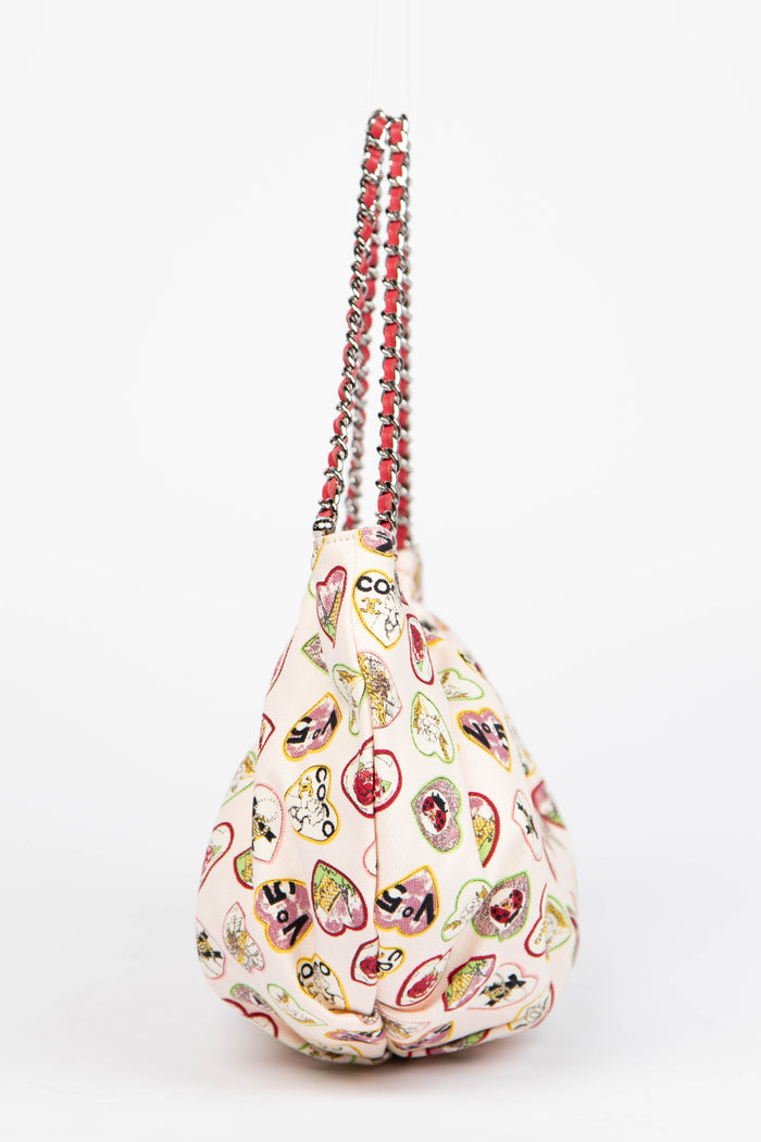 2000s Chanel Valentines Top Handle Bag