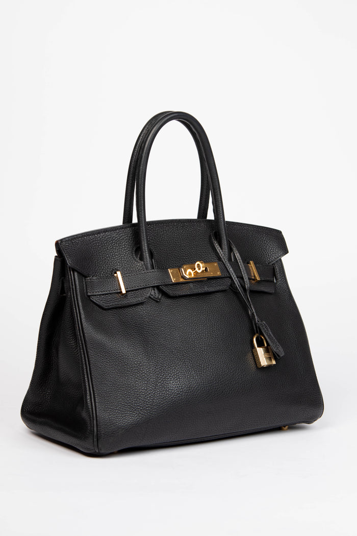 2002 Hermès Birkin 30cm in Black Togo Leather with GHW