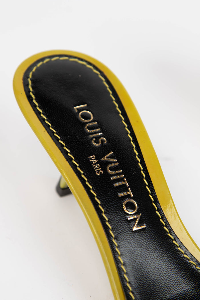 2000s Louis Vuitton x Takashi Murakami Multicolour Monogram Mules (EU 35.5)