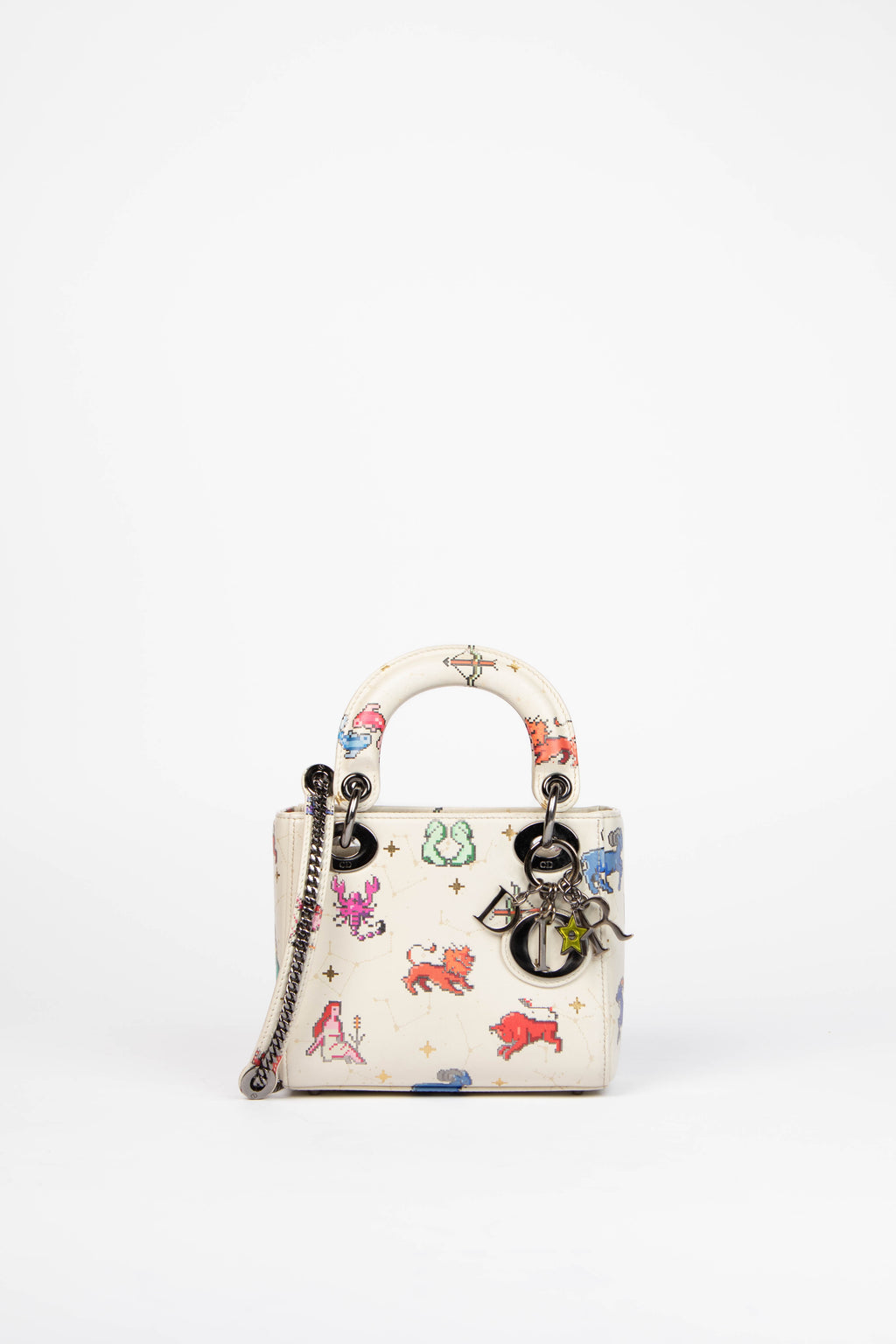 RARE 2024 Christian Dior Zodiac Pixel Mini Lady Dior