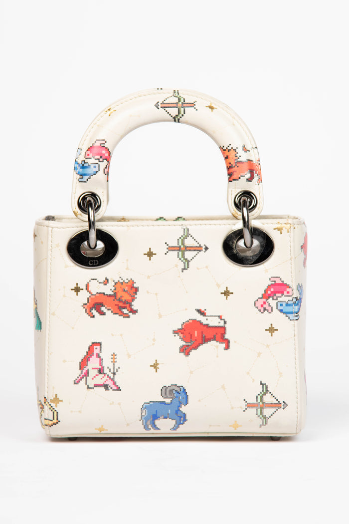 RARE 2024 Christian Dior Zodiac Pixel Mini Lady Dior