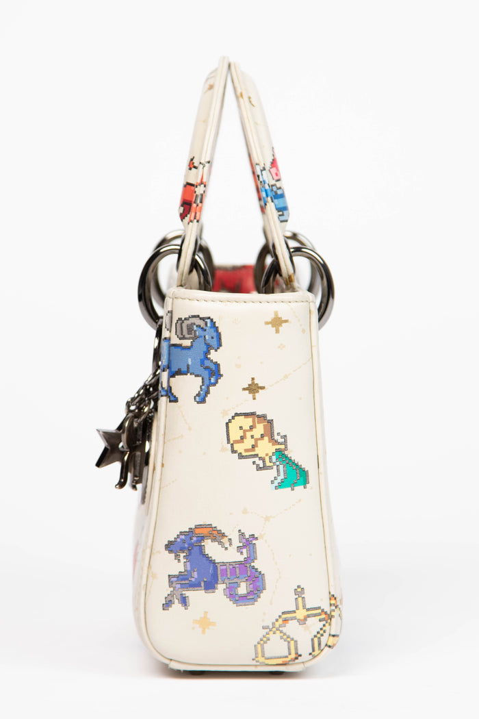 RARE 2024 Christian Dior Zodiac Pixel Mini Lady Dior