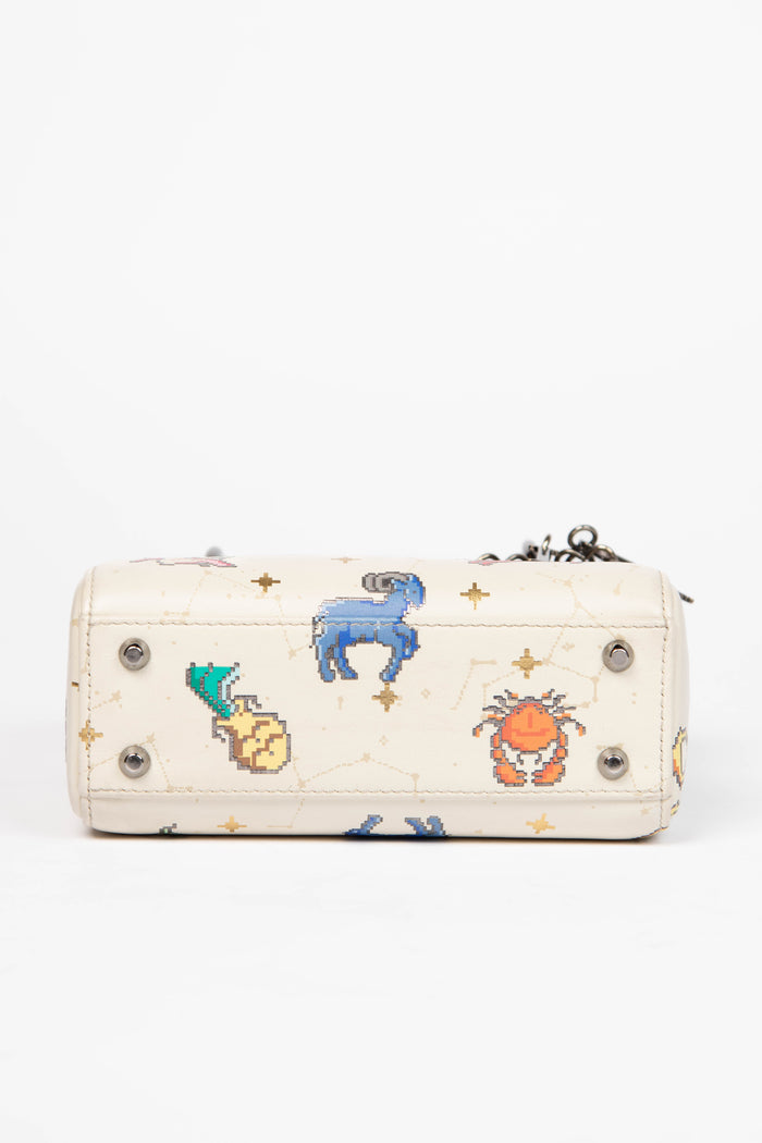 RARE 2024 Christian Dior Zodiac Pixel Mini Lady Dior