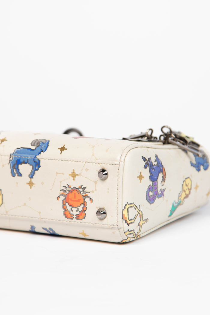 RARE 2024 Christian Dior Zodiac Pixel Mini Lady Dior