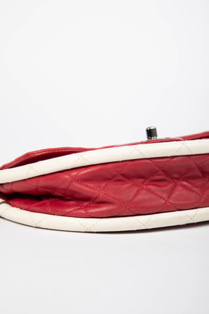 RARE 2000s Chanel Red Hula Hoop Shoulder Bag